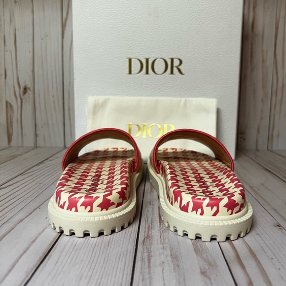 Christian Louboutin Dway Embroidered Slide Sandal Peony Pink Sz 36.5 / 6.5 - Picture 8 of 11